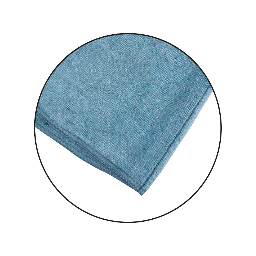 blue microfibre cloth for car