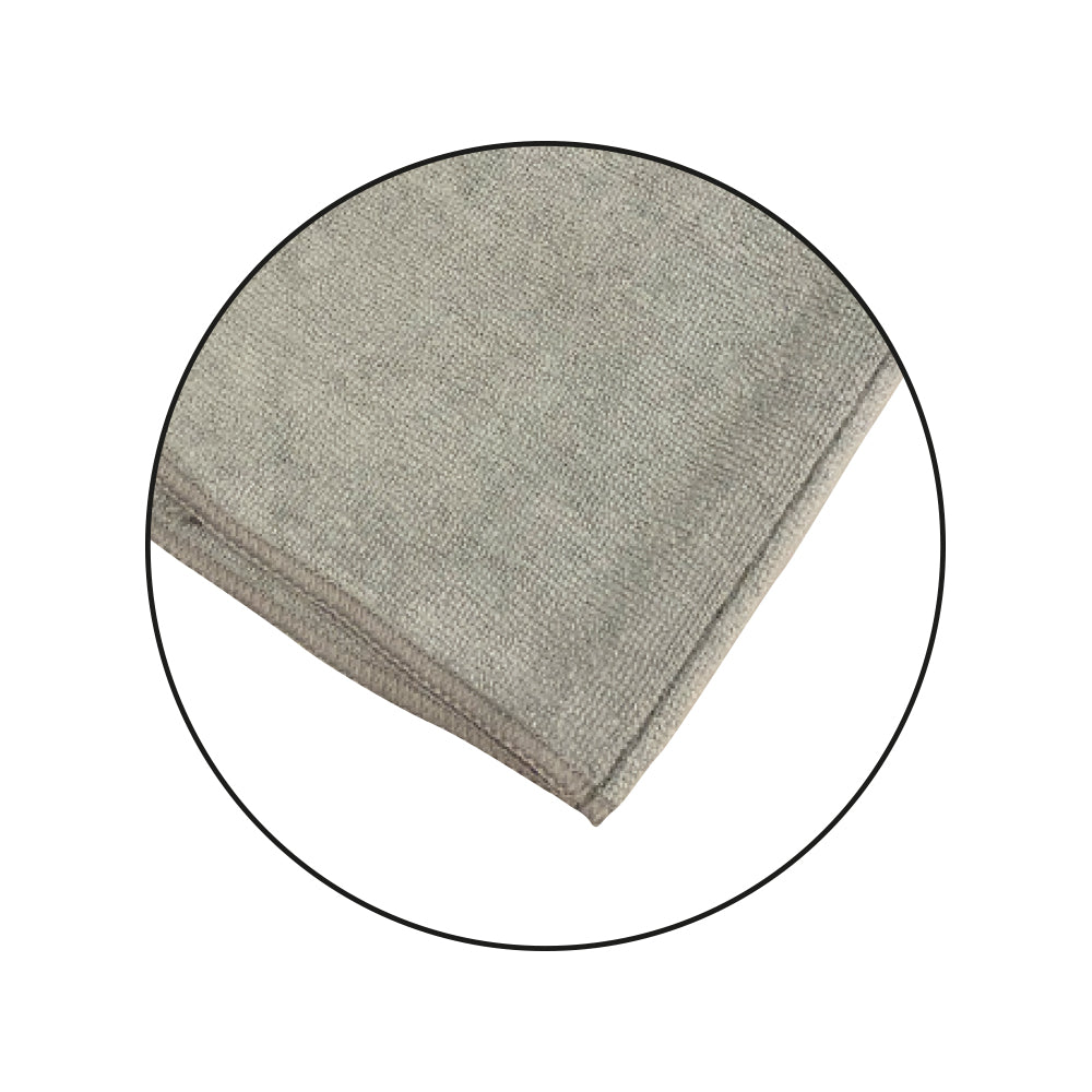 grey microfibre cloth for car